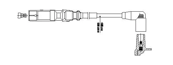 Zündleitung BREMI 1A32E26