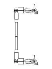 Zündleitung BREMI 114/75