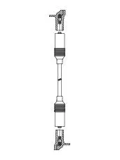 Zündleitung Zündspule zum Verteiler BREMI 117/50 Bild Zündleitung Zündspule zum Verteiler BREMI 117/50
