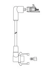 Zündleitung BREMI 607/60 Bild Zündleitung BREMI 607/60