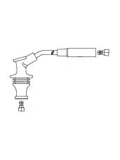 Zündleitung an Absperrhahn BREMI 625/40