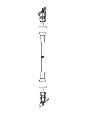 Zündleitung Zündspule zum Verteiler BREMI 657/57