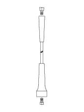 Zündleitung an Absperrhahn BREMI 690/50