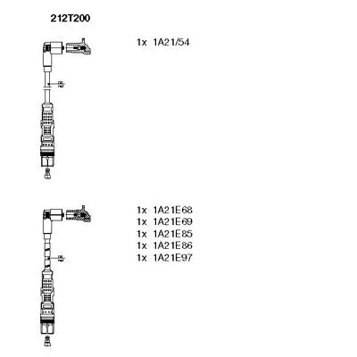 Zündleitungssatz BREMI 212T200