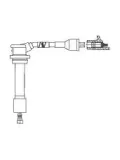 Zündleitung an Absperrhahn BREMI 6A66E40