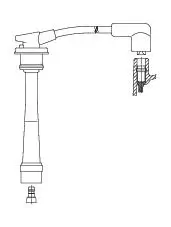 Zündleitung BREMI 6A76/23