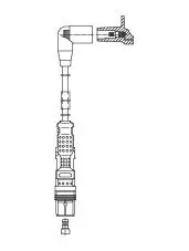 Zündleitung BREMI 6A98E60