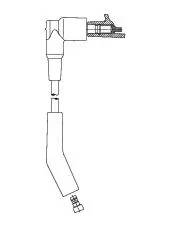 Zündleitung Lenkstockhebel zum Lenkspurhebel BREMI 8A16/93 Bild Zündleitung Lenkstockhebel zum Lenkspurhebel BREMI 8A16/93