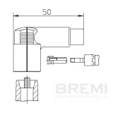 Stecker, Zündverteiler BREMI 13254