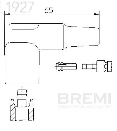 Stecker, Zündverteiler BREMI 13255