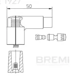 Stecker, Zündverteiler BREMI 13270A1