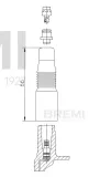 Stecker, Zündverteiler BREMI 13555A1