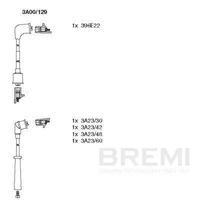 Zündleitungssatz BREMI 3A00/129