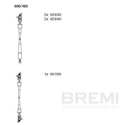 Zündleitungssatz BREMI 600/163