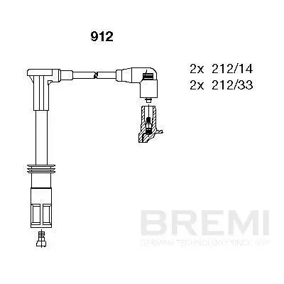 Zündleitungssatz BREMI 912