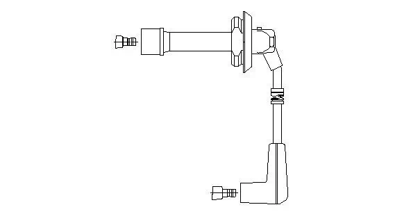 Zündleitung Achsanschlag an Rahmen am Lenkzylinder BREMI 3A44E43