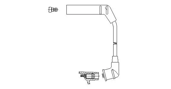 Zündleitung Achsanschlag an Rahmen BREMI 3A66/36