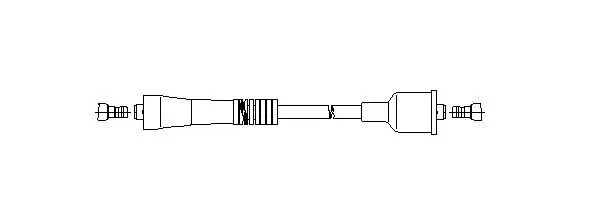 Zündleitung Zündspule zum Verteiler BREMI 448E70