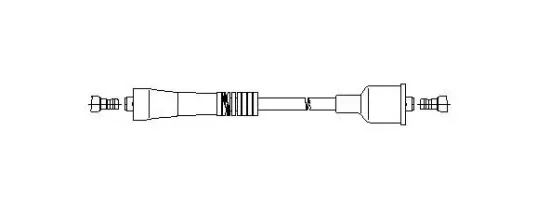 Zündleitung Zündspule zum Verteiler BREMI 448E70 Bild Zündleitung Zündspule zum Verteiler BREMI 448E70