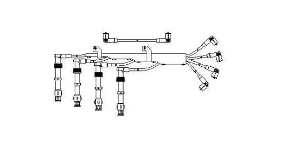 Zündleitungssatz BREMI 473/100 Bild Zündleitungssatz BREMI 473/100