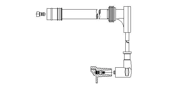 Zündleitung an Absperrhahn BREMI 726/35