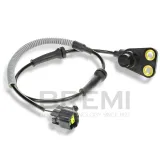 Sensor, Raddrehzahl Vorderachse rechts BREMI 50003