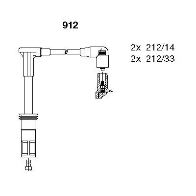 Zündspule 12 V BREMI 20804
