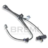 Sensor, Raddrehzahl Hinterachse links BREMI 50122