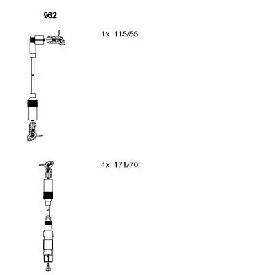 Zündspule 12 V BREMI 20595