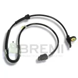 Sensor, Raddrehzahl Vorderachse links BREMI 50151