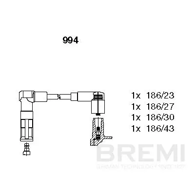 Zündleitungssatz BREMI 994