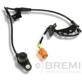 Sensor, Raddrehzahl Vorderachse links BREMI 50047