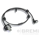 Sensor, Raddrehzahl Hinterachse BREMI 50124