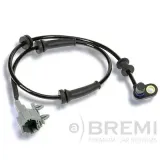 Sensor, Raddrehzahl Vorderachse BREMI 50146