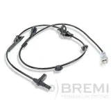 Sensor, Raddrehzahl Vorderachse links BREMI 50175