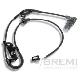 Sensor, Raddrehzahl Hinterachse links BREMI 50187