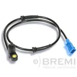 Sensor, Raddrehzahl Vorderachse BREMI 50251