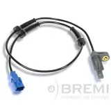 Sensor, Raddrehzahl Hinterachse BREMI 50255