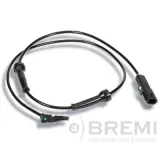 Sensor, Raddrehzahl Hinterachse BREMI 50282
