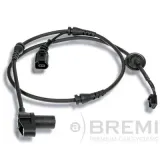 Sensor, Raddrehzahl Vorderachse BREMI 50314