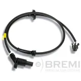 Sensor, Raddrehzahl Hinterachse BREMI 50317