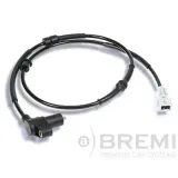 Sensor, Raddrehzahl Vorderachse BREMI 50356