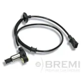 Sensor, Raddrehzahl Hinterachse BREMI 50367