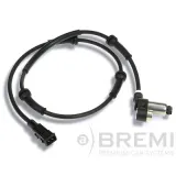 Sensor, Raddrehzahl Vorderachse BREMI 50368