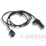 Sensor, Raddrehzahl Hinterachse links BREMI 50396