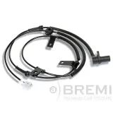Sensor, Raddrehzahl Hinterachse links BREMI 50456