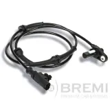 Sensor, Raddrehzahl Vorderachse BREMI 50483