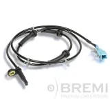 Sensor, Raddrehzahl Hinterachse links BREMI 50563