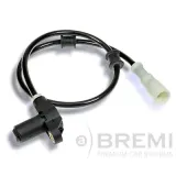Sensor, Raddrehzahl Vorderachse BREMI 50565