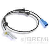 Sensor, Raddrehzahl Hinterachse BREMI 50567